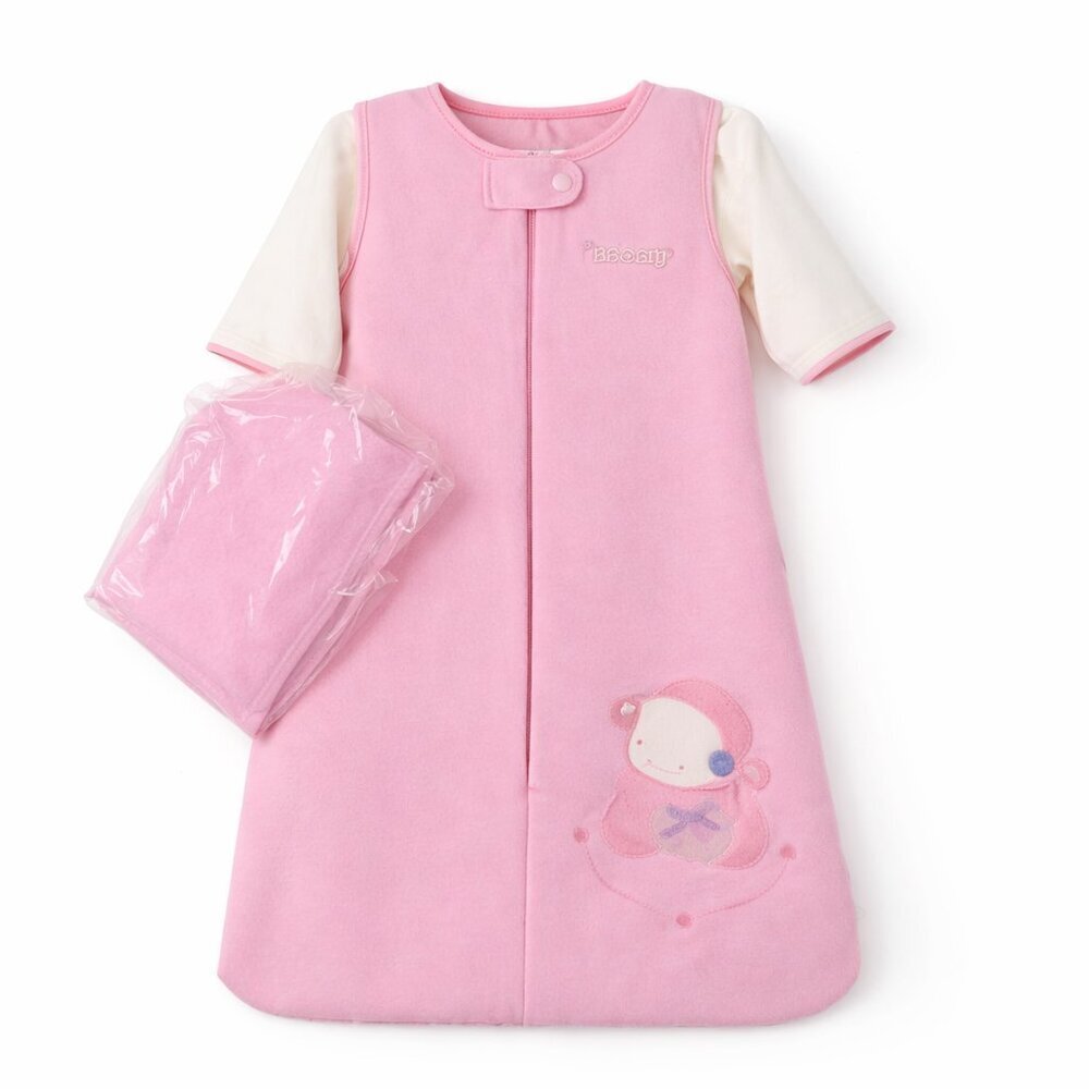 NWT Bon Bebe Baby Girl Sleeping Bag 3-piece Set 3M